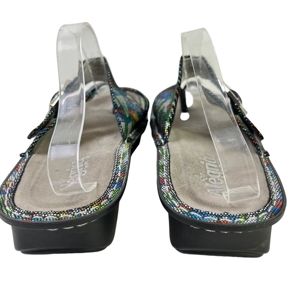 Alegria by Pg Lite Women's Val-376 Floral Colorful Genuine Leather Sandals sz 41 - Picture 6 of 16